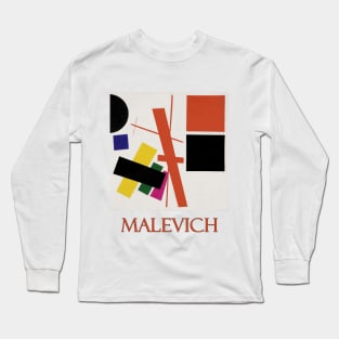 Suprematism, Non-Objective Composition (1915) by Kazimir Malevich Long Sleeve T-Shirt